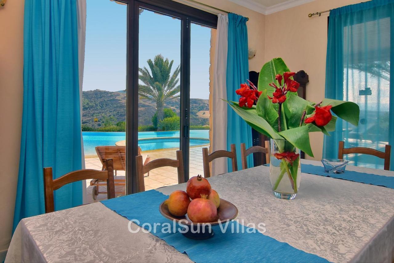 Elite Amazing Villa With Heated Pool By Coral Sun Villas Polis Exterior foto