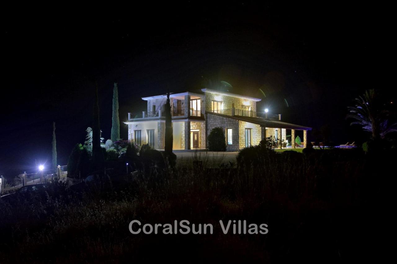 Elite Amazing Villa With Heated Pool By Coral Sun Villas Polis Exterior foto